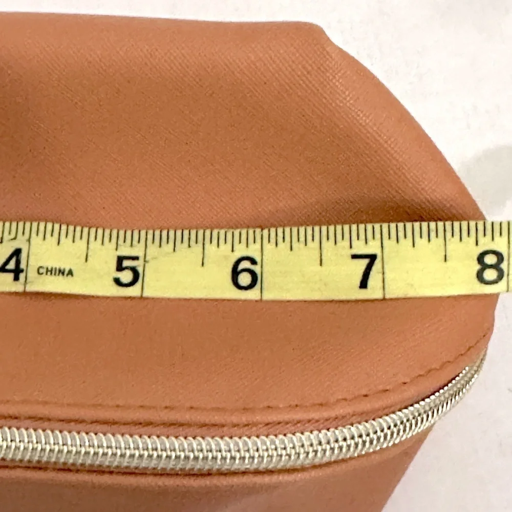 Moroccan oil Tan travel Bag from recycled materials NWOT